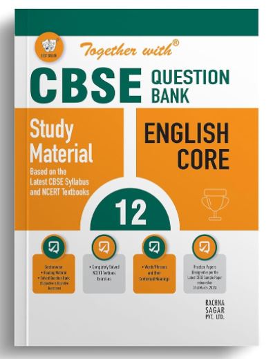 Together with CBSE Question Bank Class 12 English Core with Sample Paper for Exam 2024